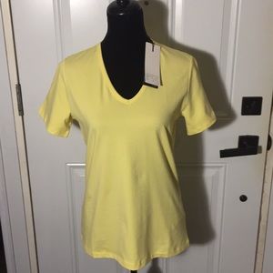 Basic By Yest Yemi Sunshine Yellow T Shirt Size 8
